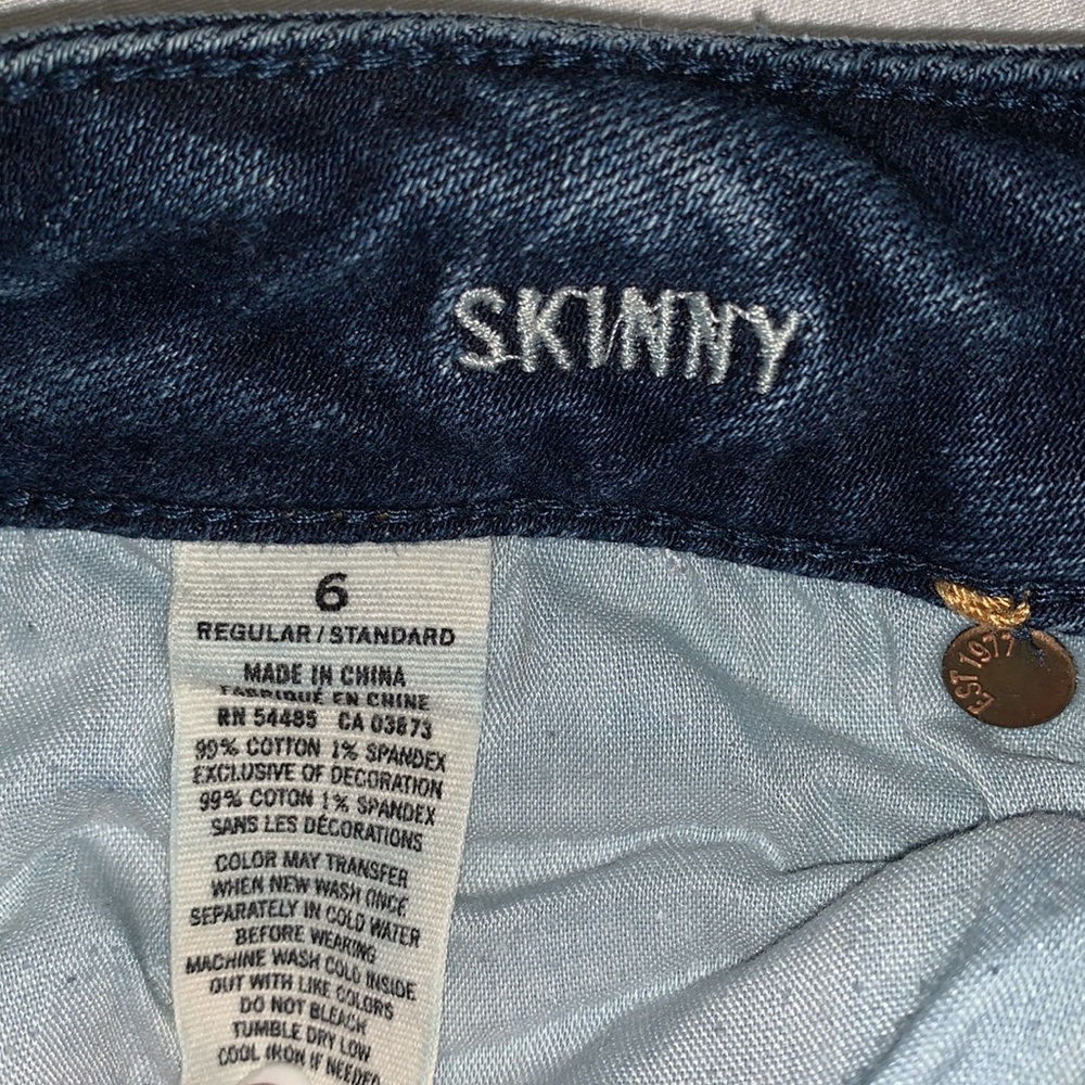 American Eagle Super Stretch Skinny Jeans Size 6 - Picture 3 of 6
